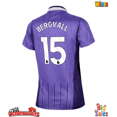 Tottenham Hotspur Lucas Bergvall #15 Replica Third Stadium Shirt for Women 2026-27 Short Sleeve